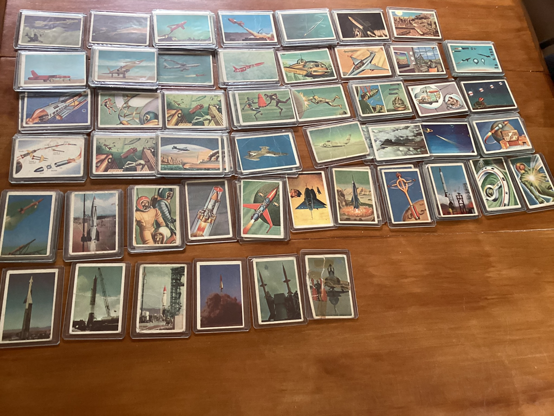 1957 ROCKET CARDS !