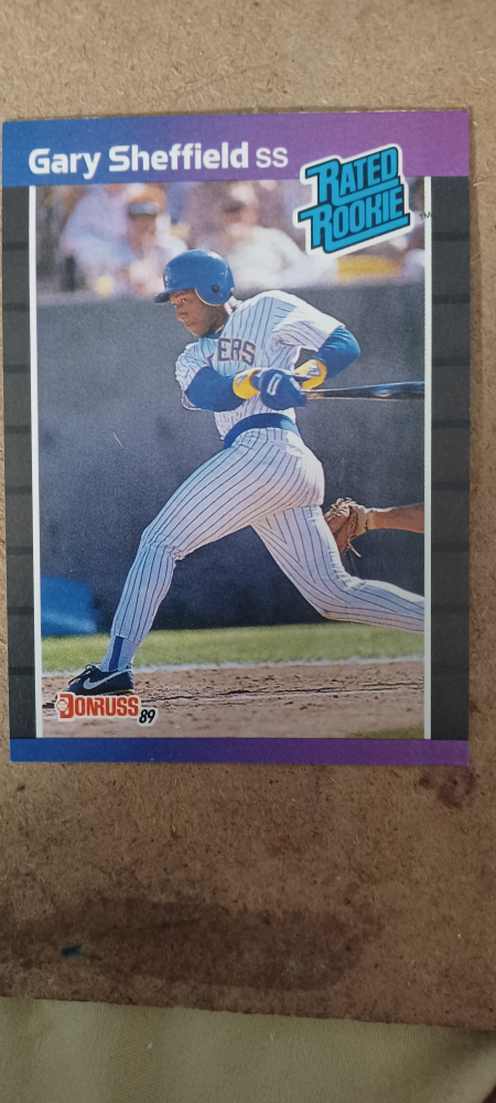 Rare error card Gary Sheffield thumbnail