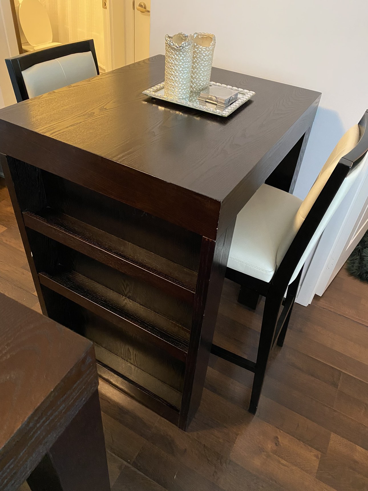 Bar hight dining set with 2 chairs - photo 2