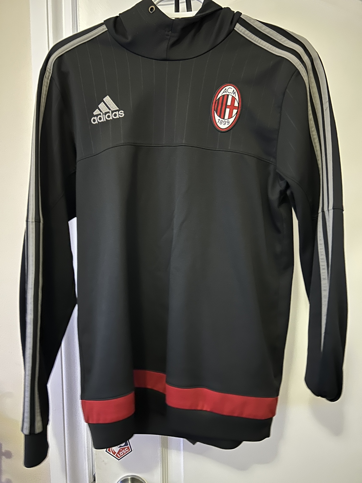 Adidas AC Milan hoodie size M thumbnail