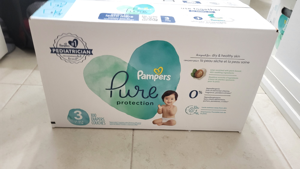 Pampers Pure Size 3 Diapers-100