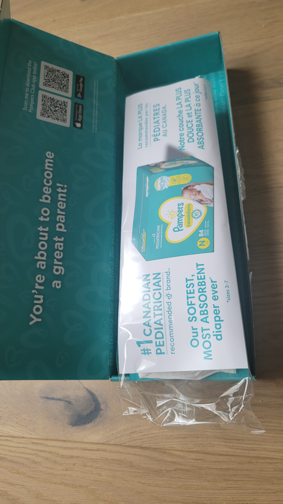 pampers sample diaper for newborn thumbnail
