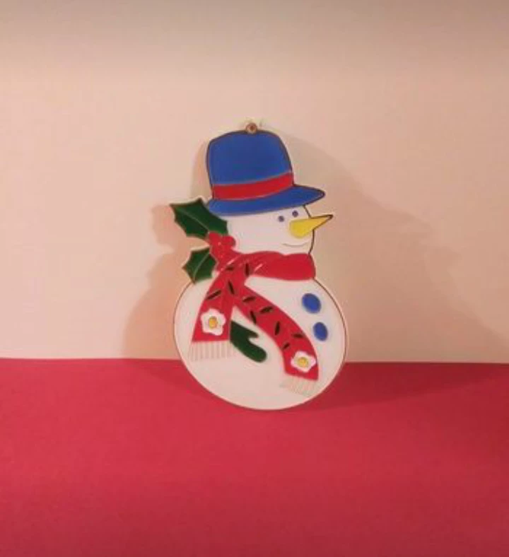 ⛄ Snowman Sun Catchers - 2-Piece Set ⛄ image indicator(2)