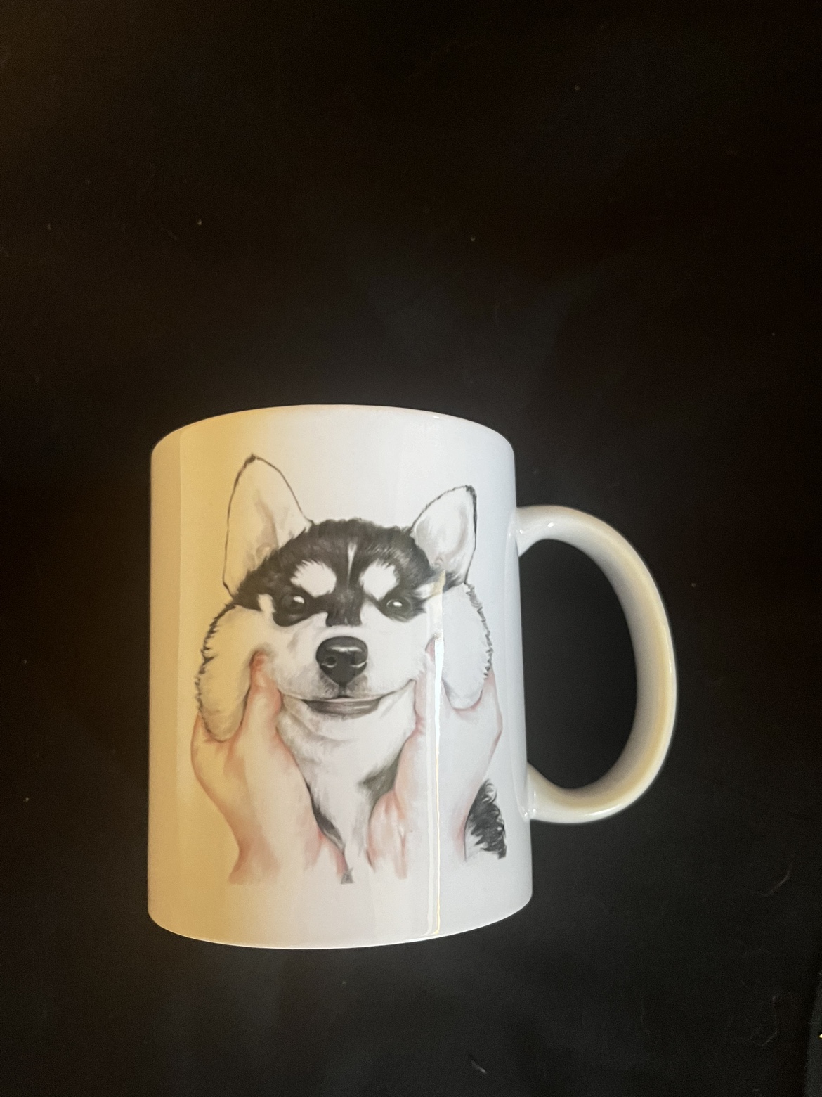 Cute dog mug