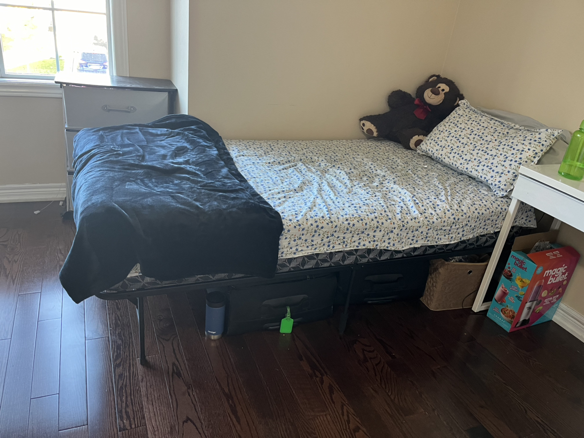 Bed frame and mattress