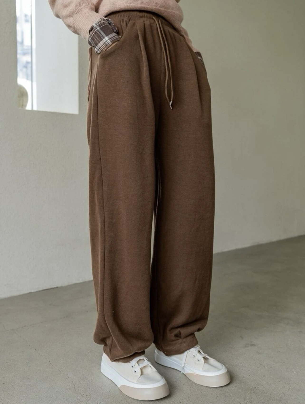 NEW Sweatpants (Coffee Brown and Teal Blue)