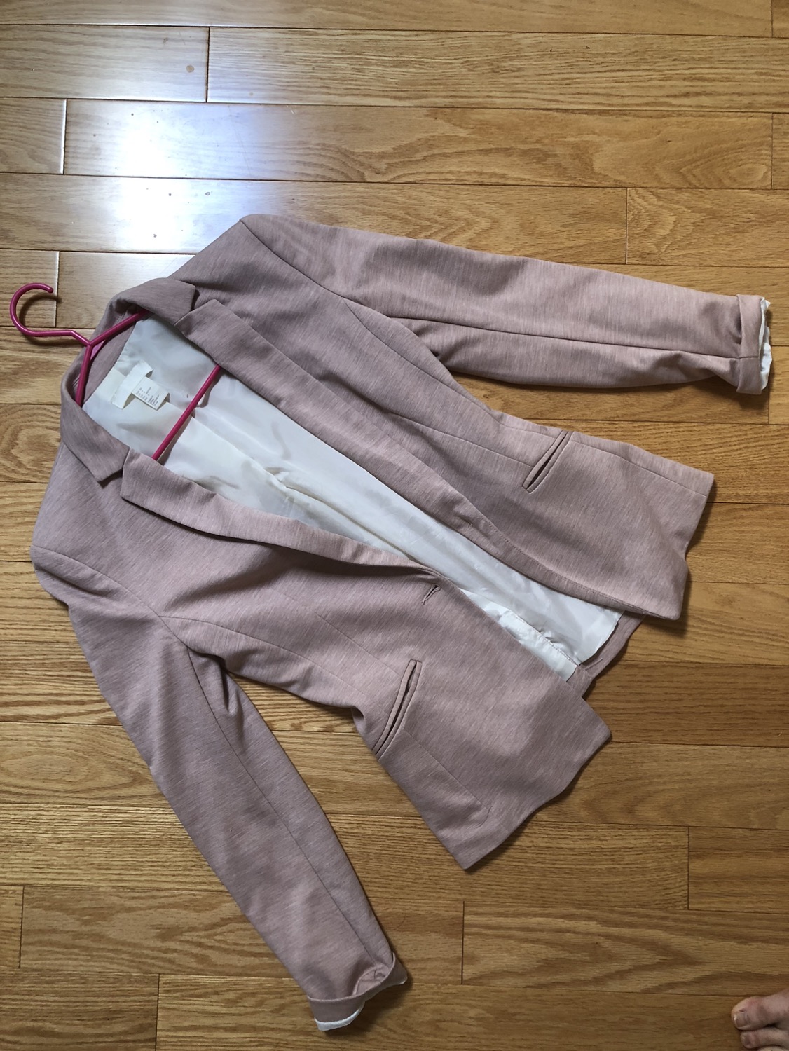 H&M blush pink Blazer