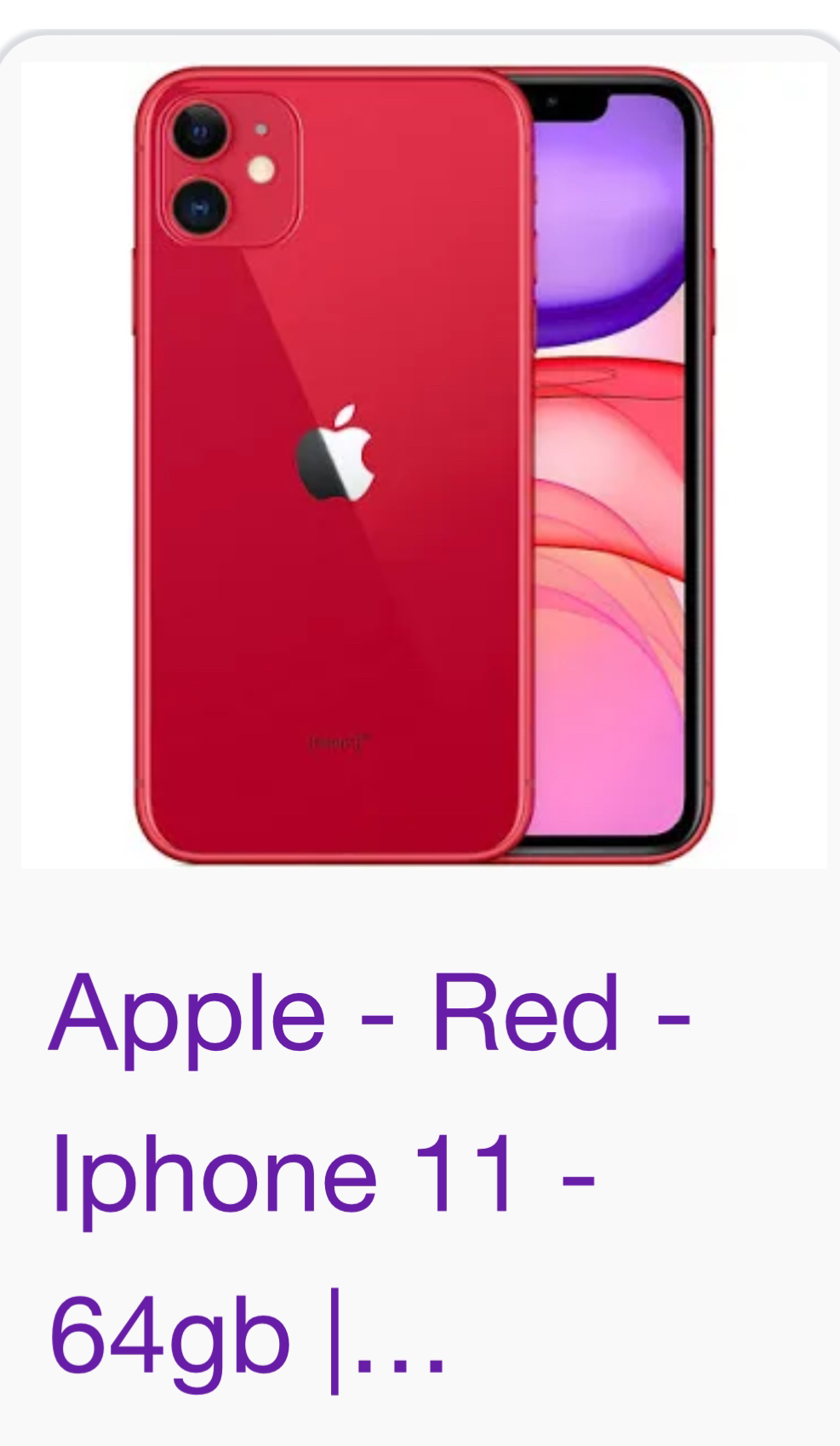 iPhone 11 64GB thumbnail
