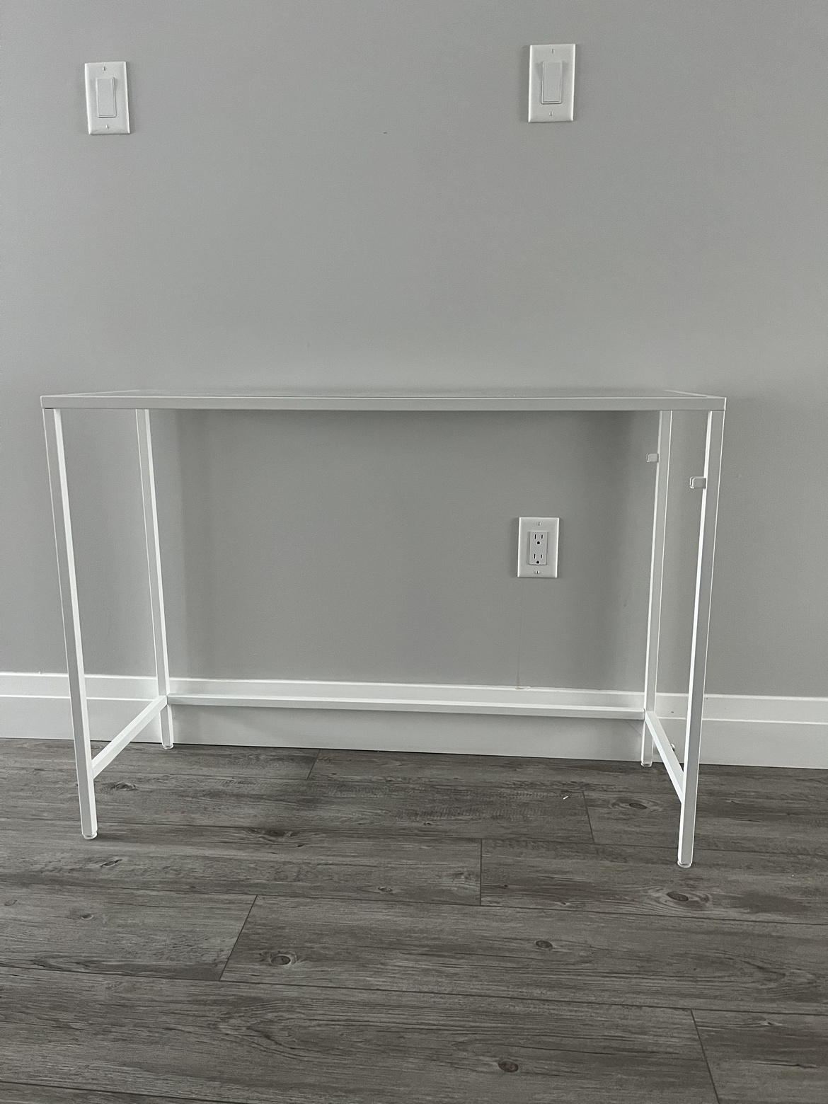 IKEA glass laptop desk