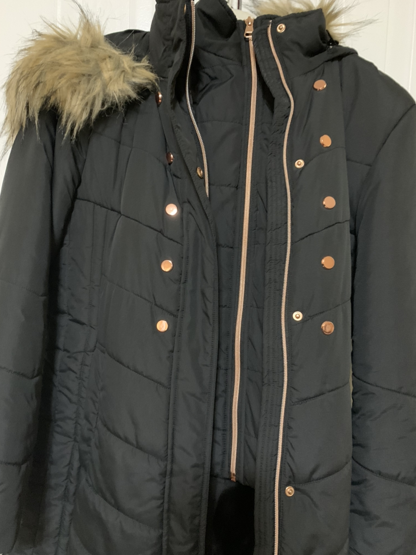Laura Navy Blue Winter Jacket - photo 2