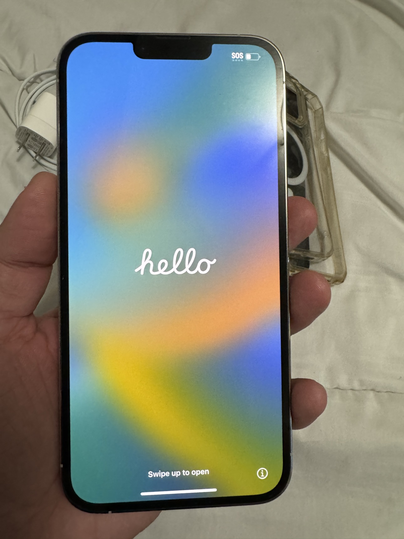 Iphone 13 pro max 128GB white