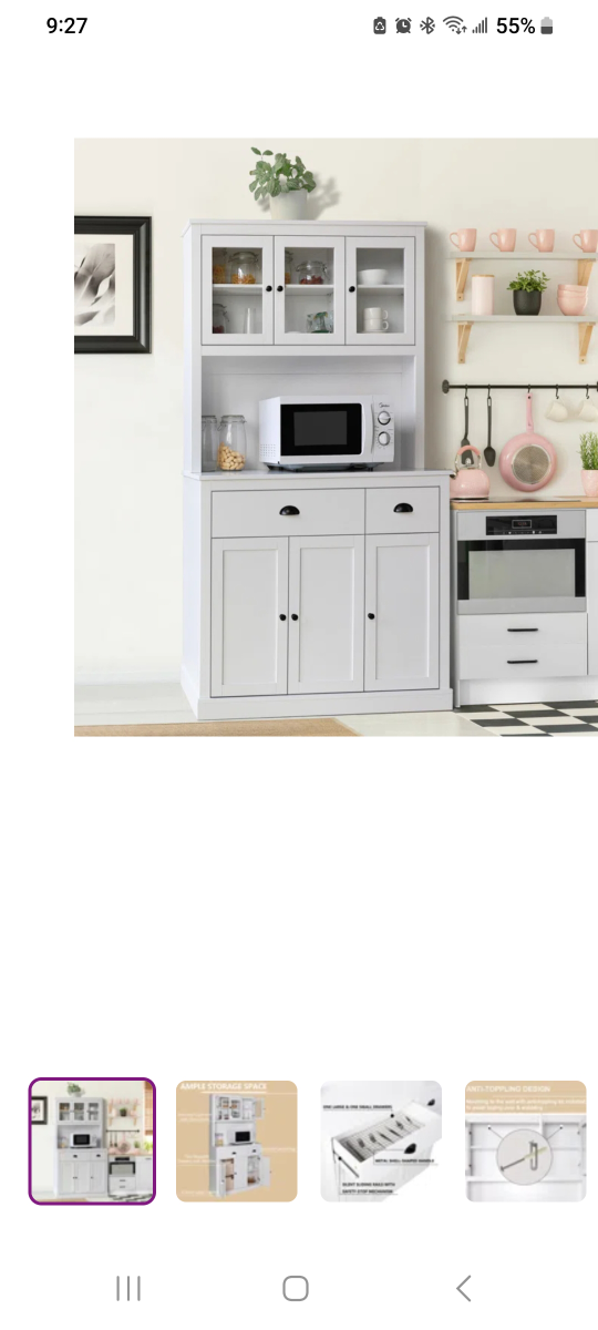 aralene kitchen pantry brand new gray color - photo 4