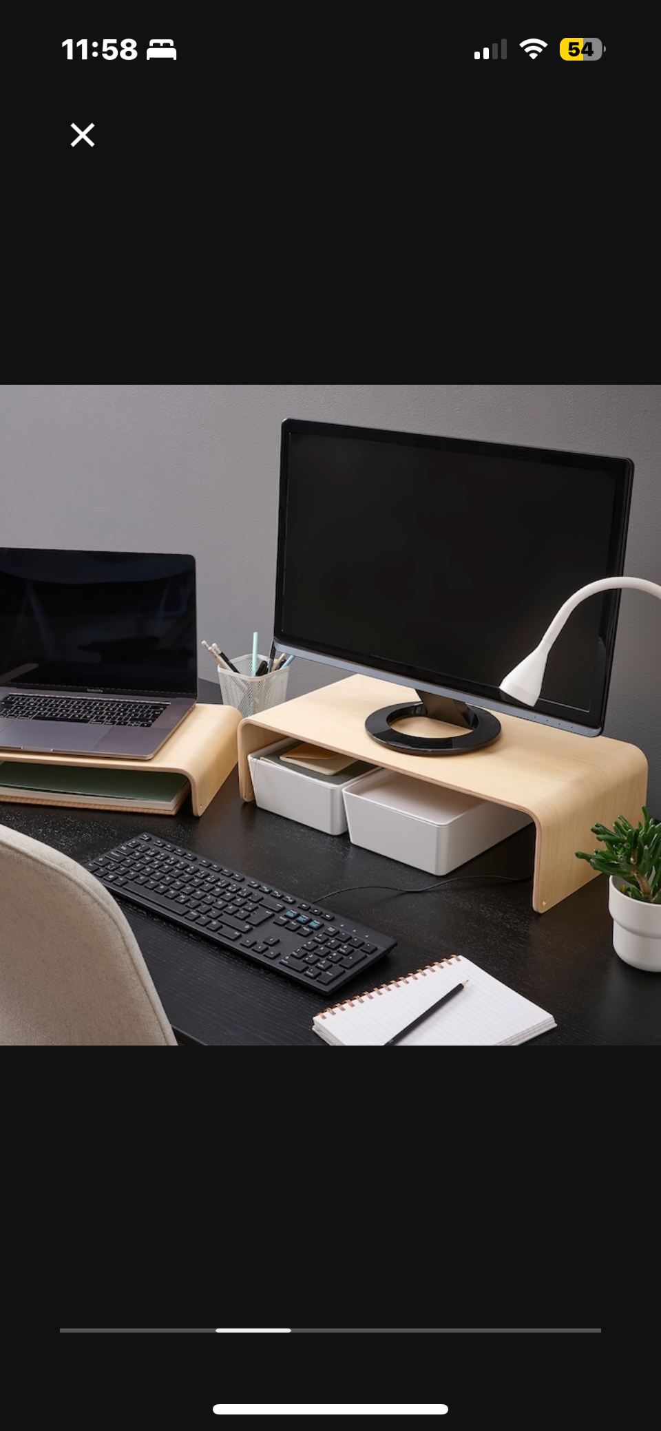 Vattenkar- Ikea laptop/monitor stand - photo 3