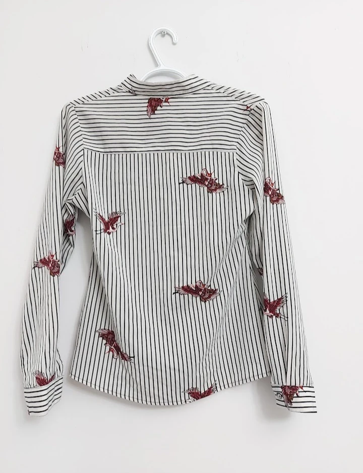 Work formal striped shirt image indicator(2)