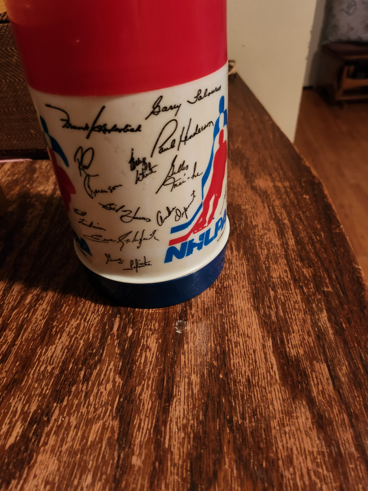 Vintage NHL player sign thermostat image indicator(3)