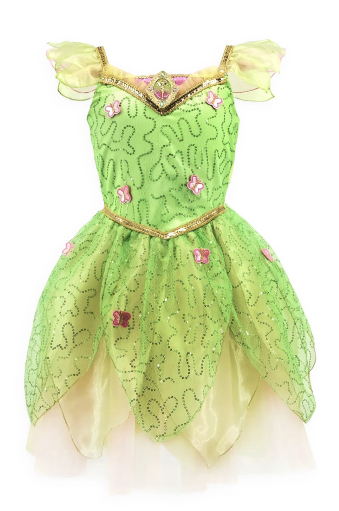 Authentic Disney 3 pc tinker bell costume, excellent condition!! thumbnail