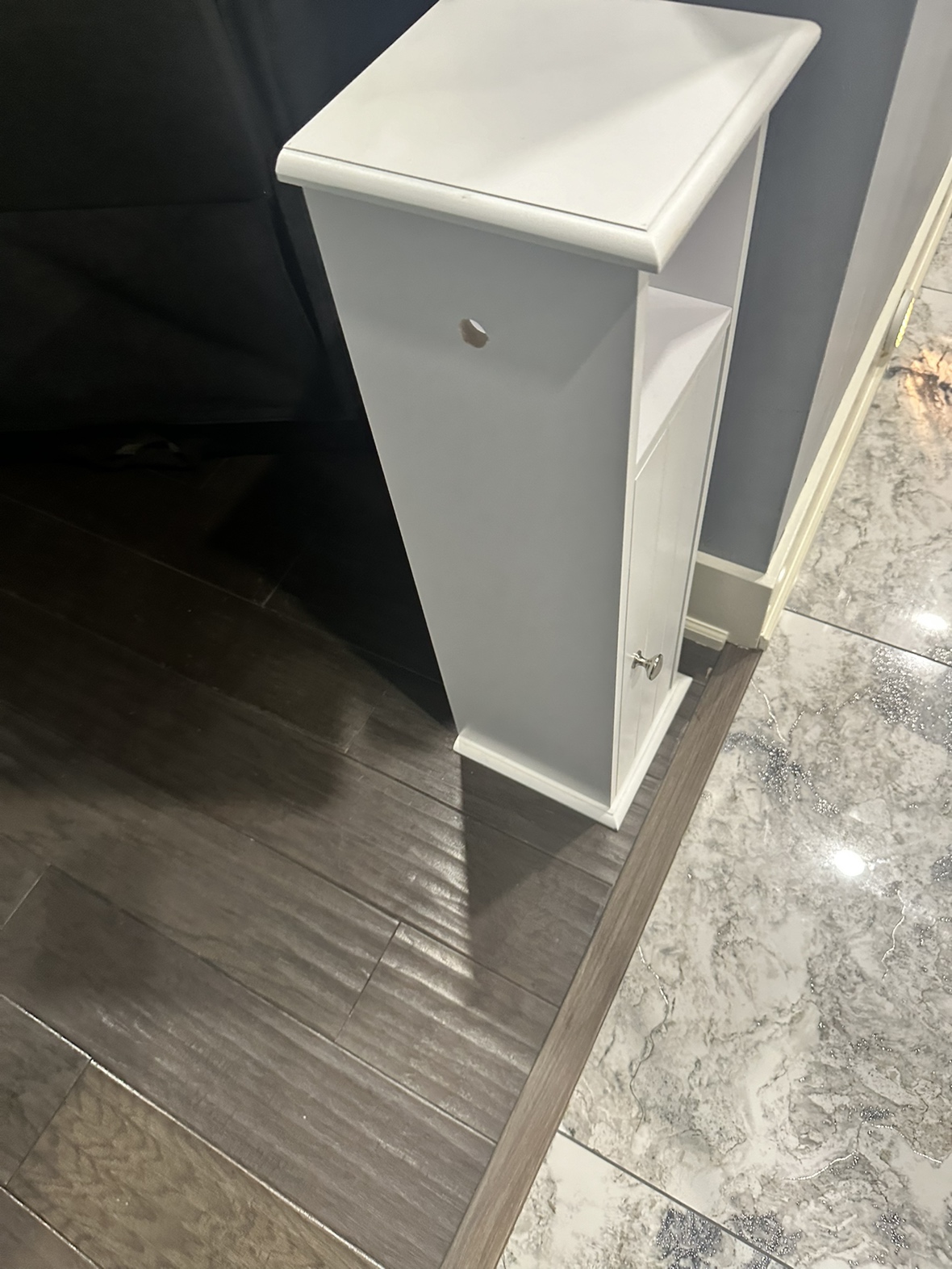 Small white little storage cabinet - photo 5