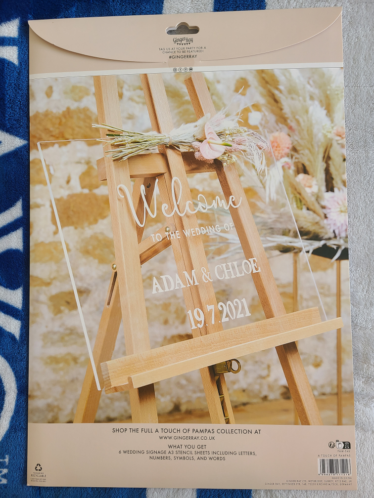 Ginger Ray Bunting Wedding Stencils - photo 2