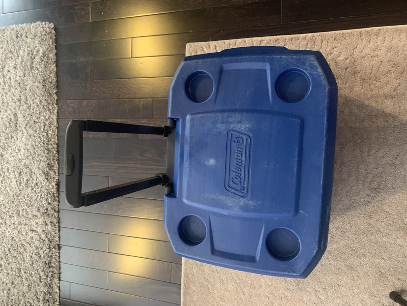 Coleman 50 quart wheeled cooler