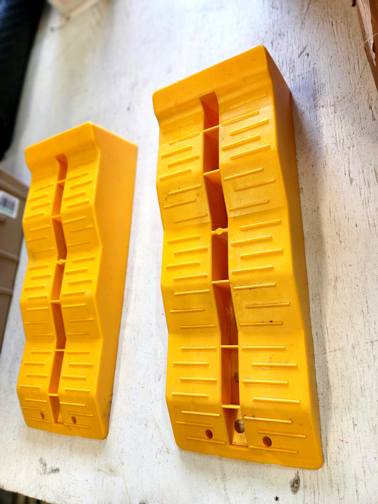 Ramp style leveling block for RV or Other