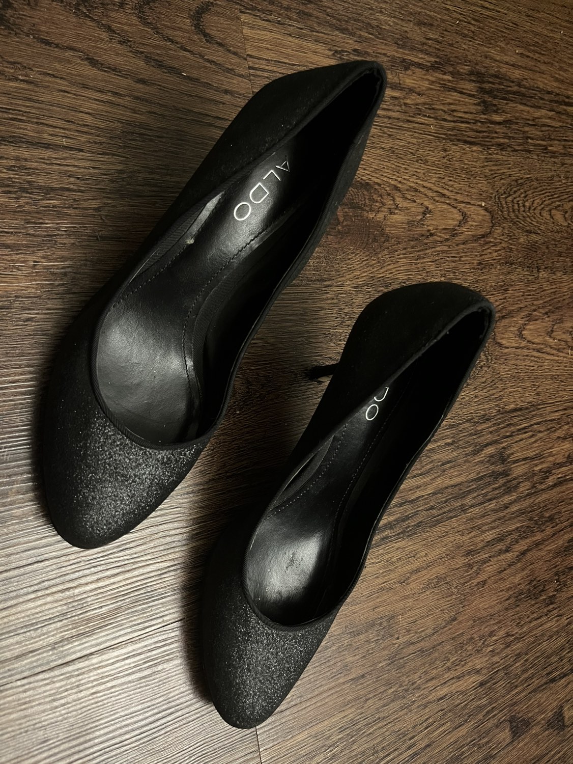 Sparkly black heels #freecycle image indicator(3)