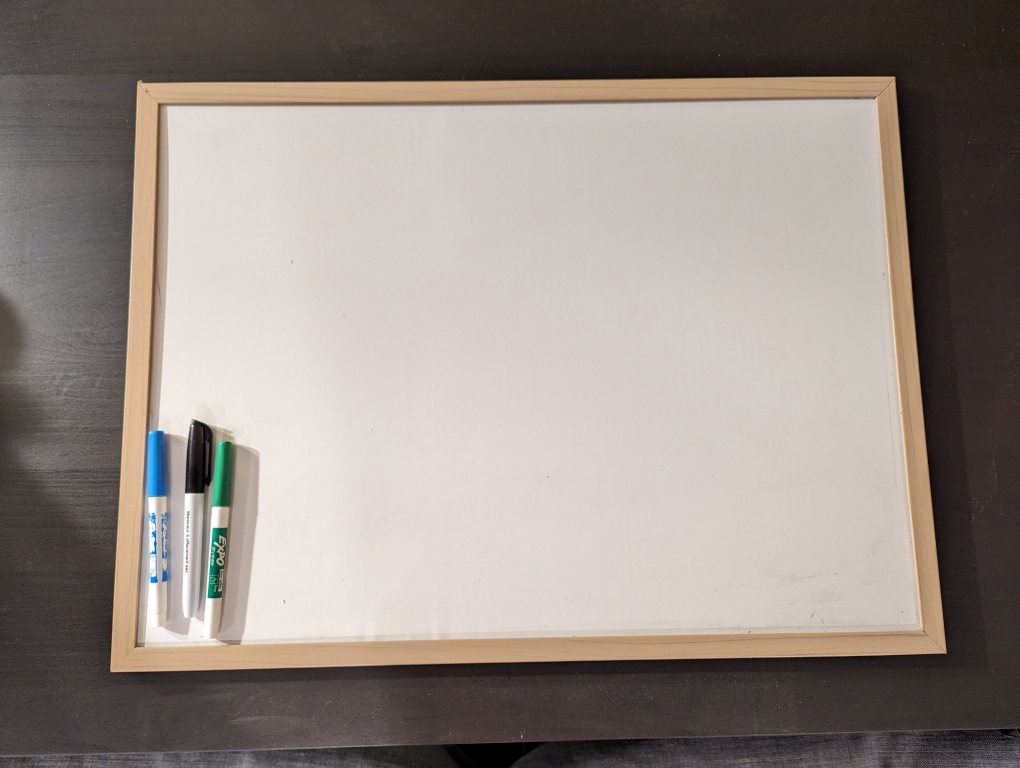 Portable Whiteboard with 3 markers thumbnail