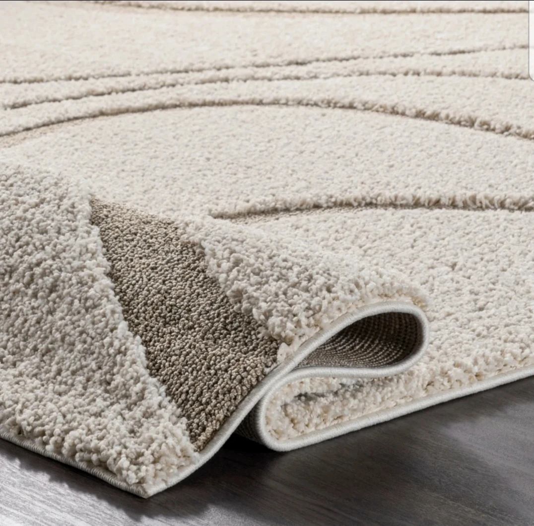 8x10 cream colour rug image indicator(4)