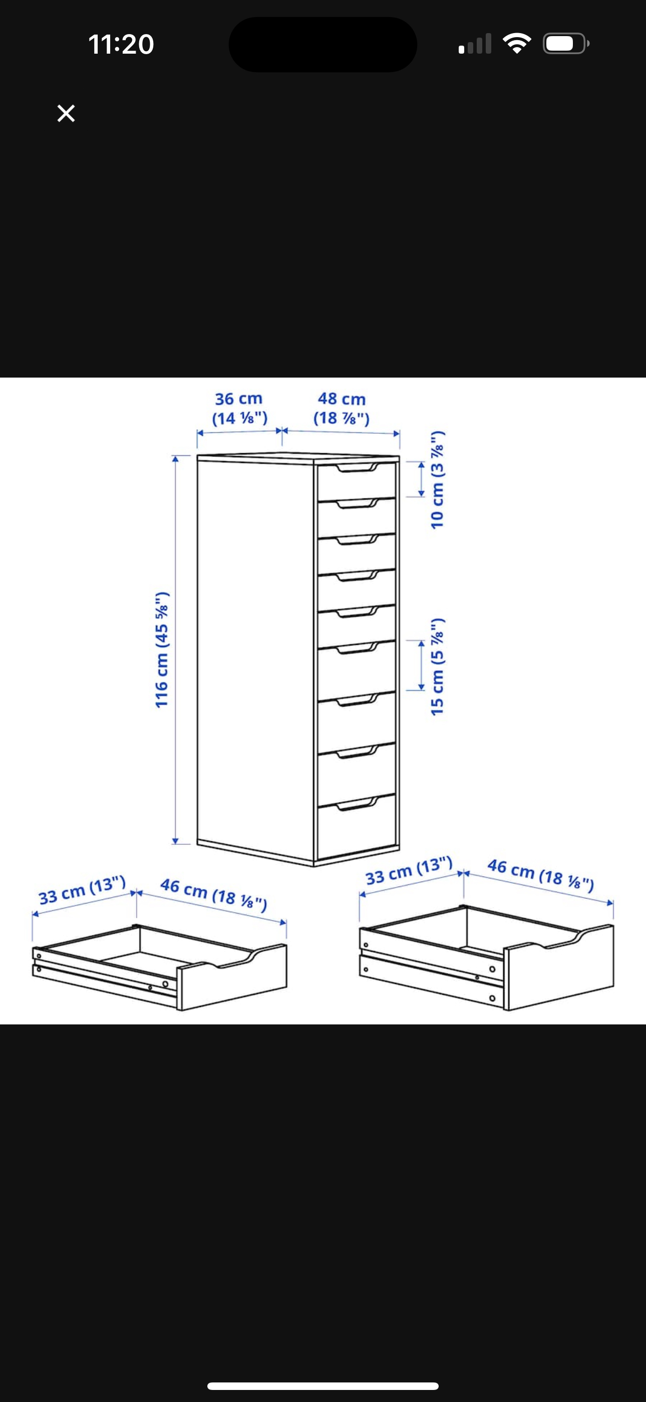 Alex drawer unit - photo 2