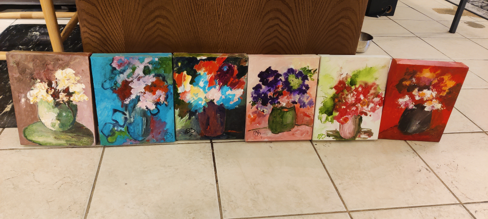 Small paintings on canvas (not prints)!!