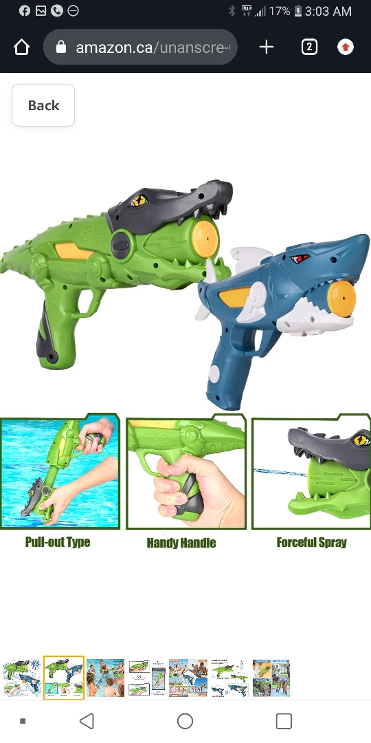 NEW!   2 Pack Water Gun - photo 3