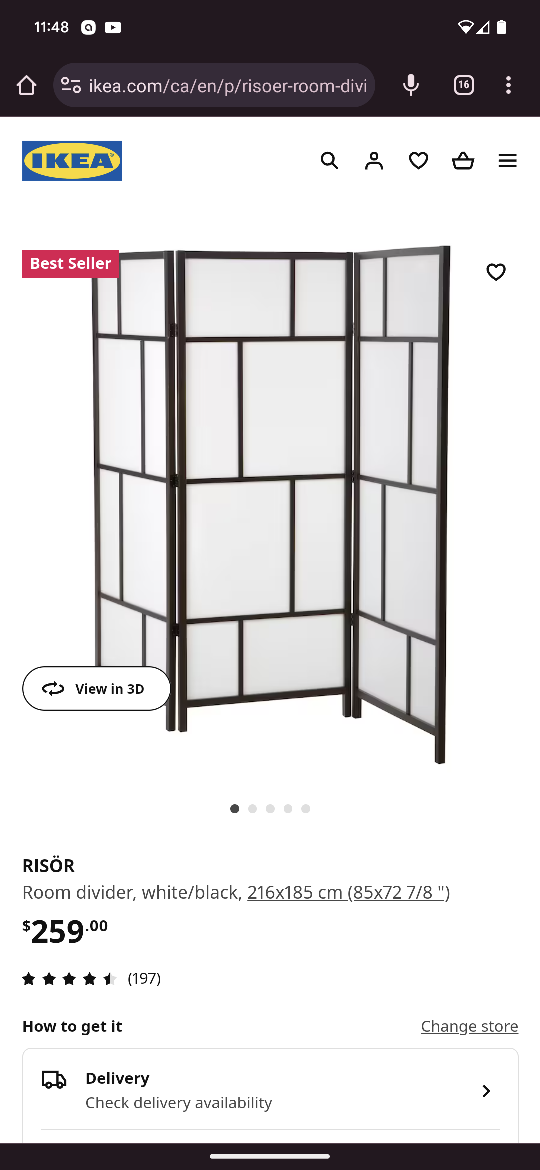 Ikea room divider