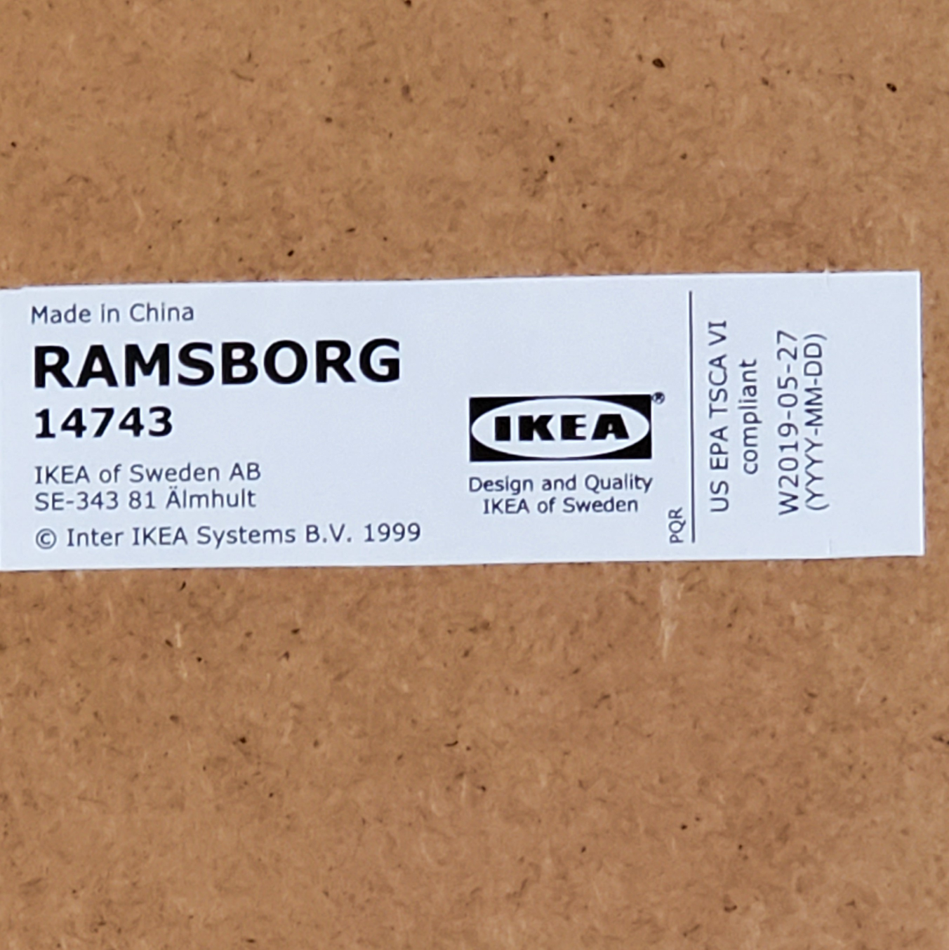 New IKEA Ramsborg Picture frame 22"  x 18" image indicator(2)