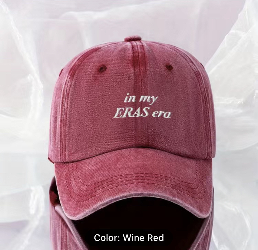 Taylor Swift’s In my ERAS era Cap - Wine Red thumbnail