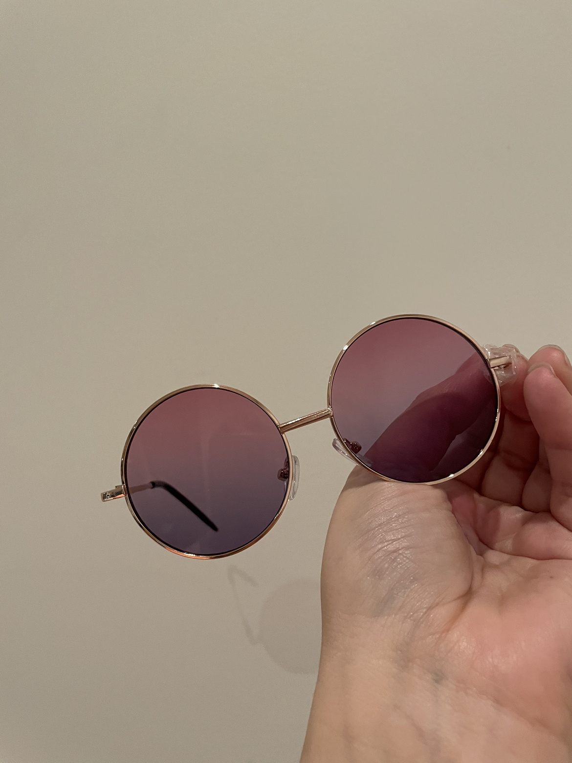 Ombré Retro Round Sunglasses image indicator(2)