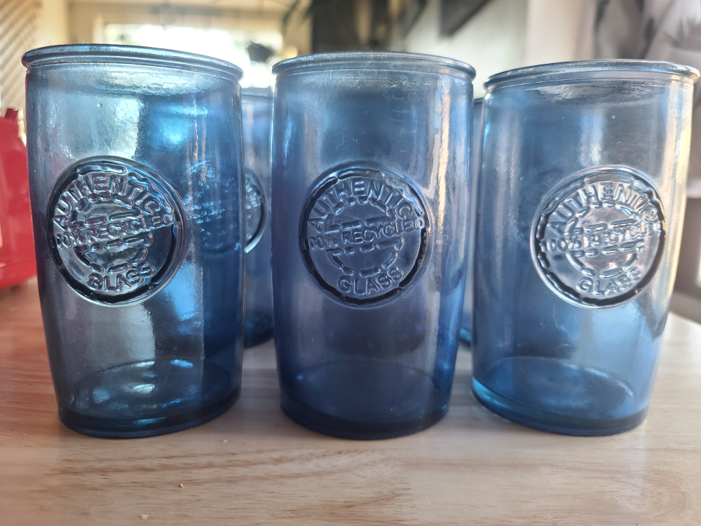 Blue Recycled Bottle Glasses thumbnail