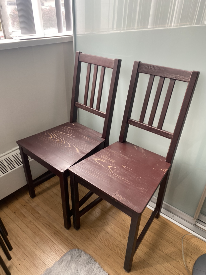 2 IKEA chairs ($10 for both)
