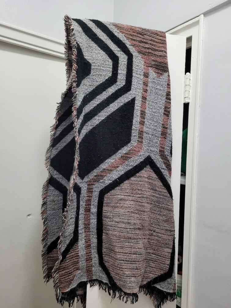 womens blanket scarf thumbnail