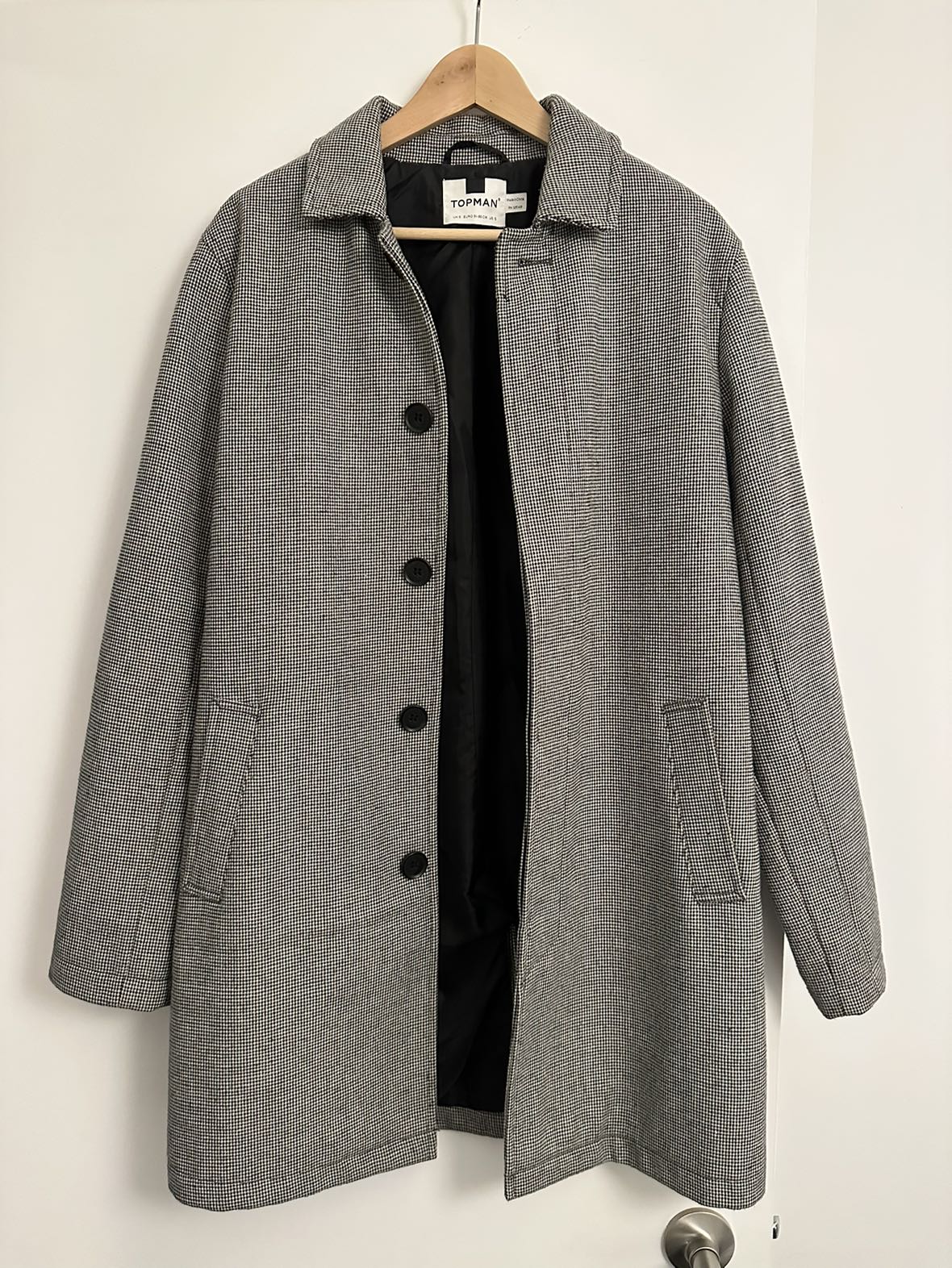 Topman houndstooth fall jacket in a great condition thumbnail