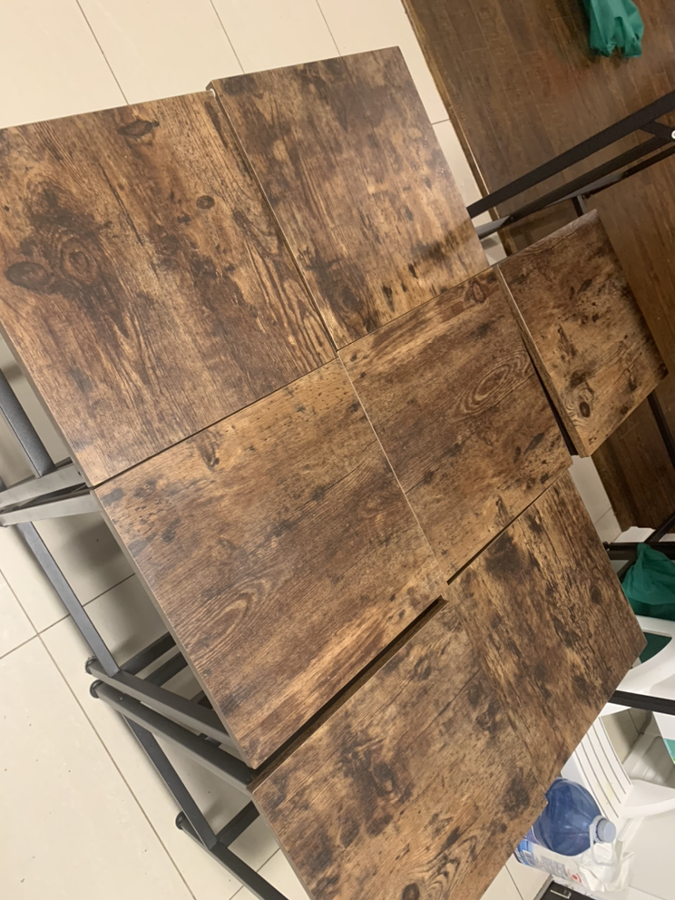 2 dining tables and 7 stools used only 1 month - photo 3