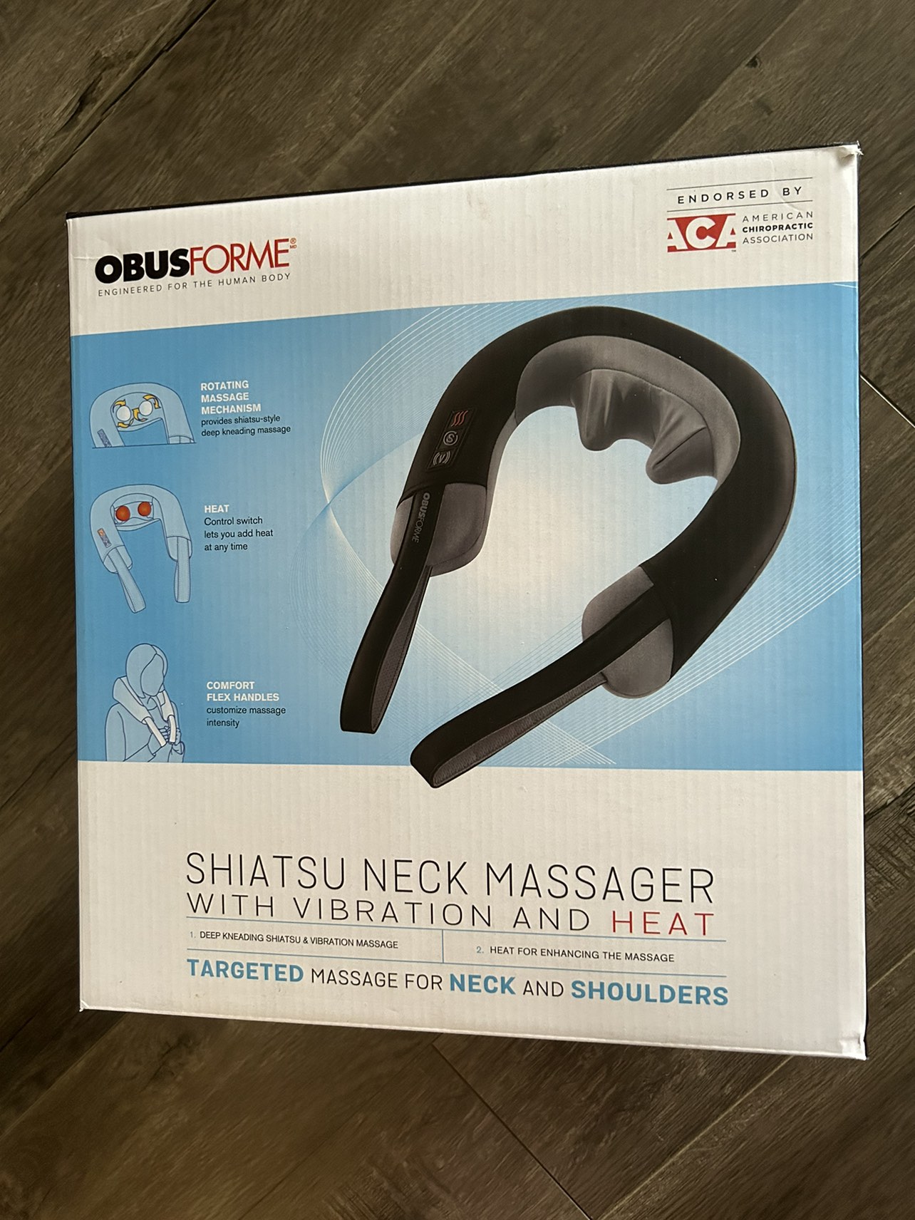 Shiatsu Neck Massager with vibration and heat