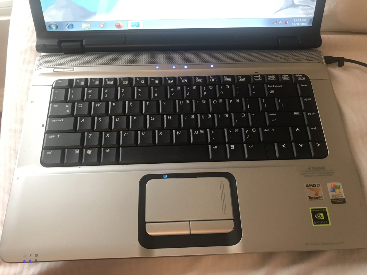 Hp pavillion entertainment of dv 6000 laptop perfectly working🦃 image indicator(7)