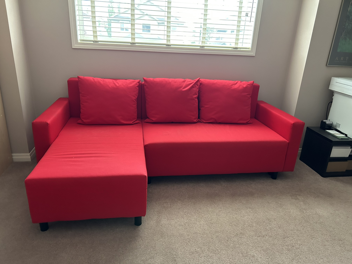 IKEA couch with storage
