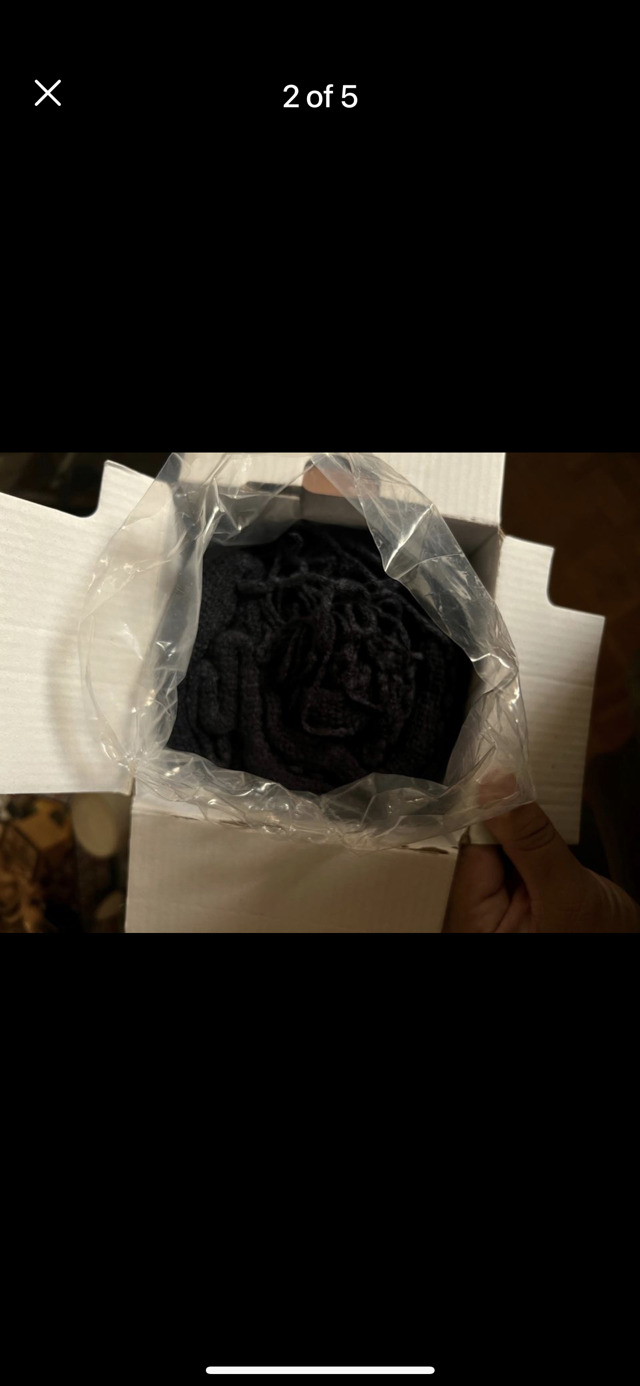 New Bourina Throw Blanket Navy - photo 2