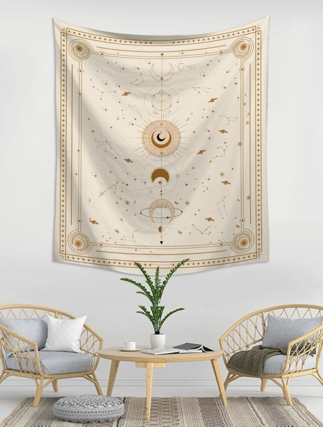 🦃 Moon Print Tapestry image indicator(2)