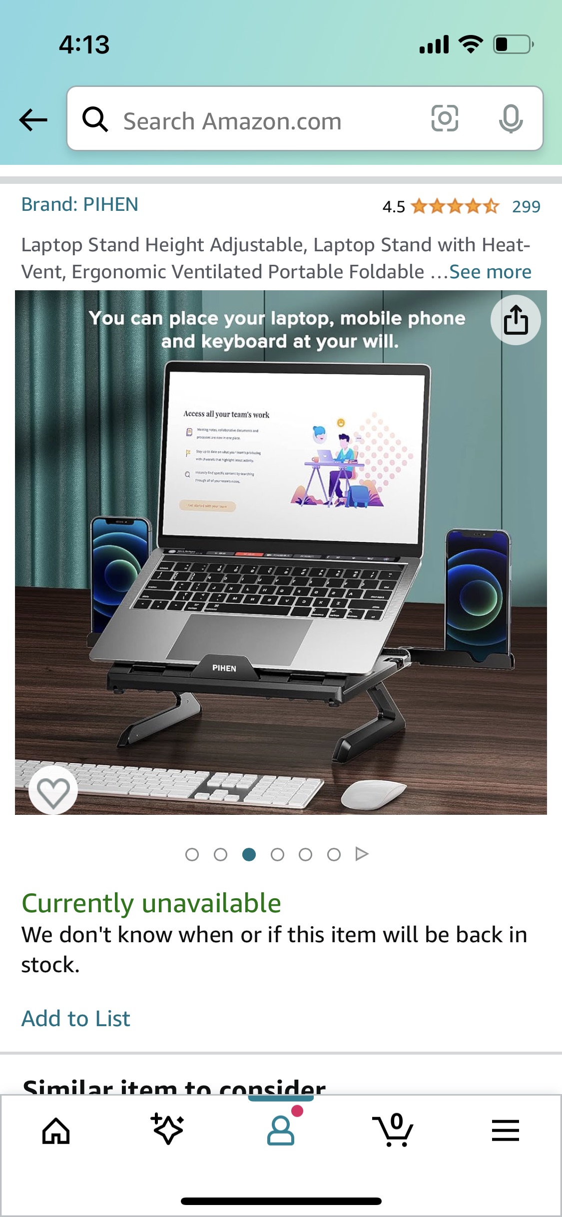Laptop stand
