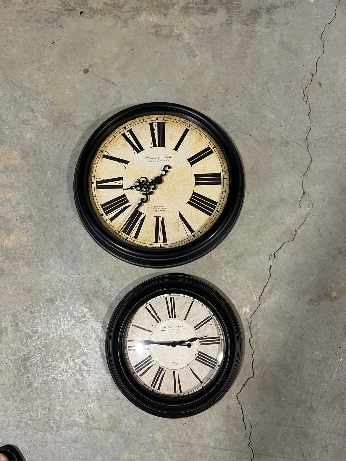 Sterling & Noble wall clocks thumbnail