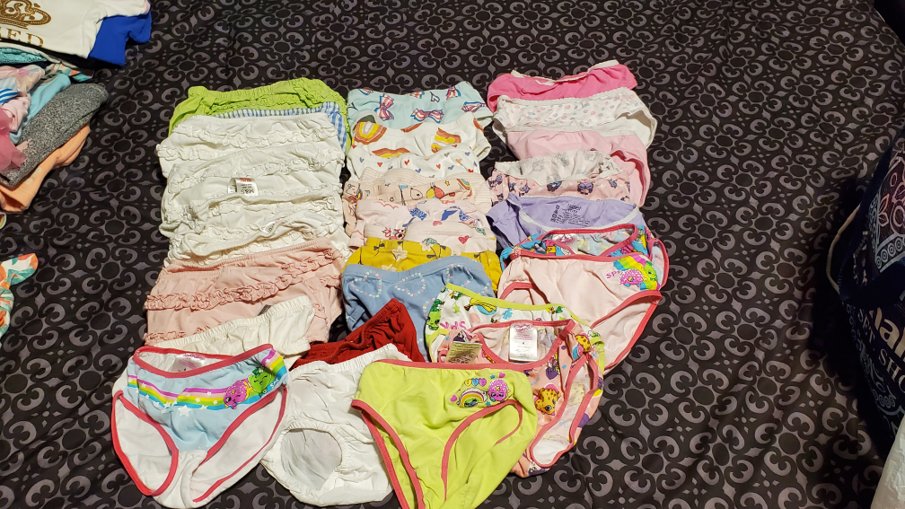 Toddler girl 1-2yr old training underwear