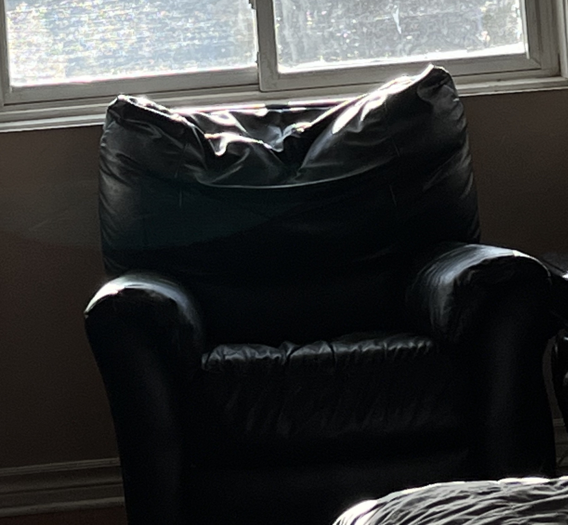Black Leather Recliner