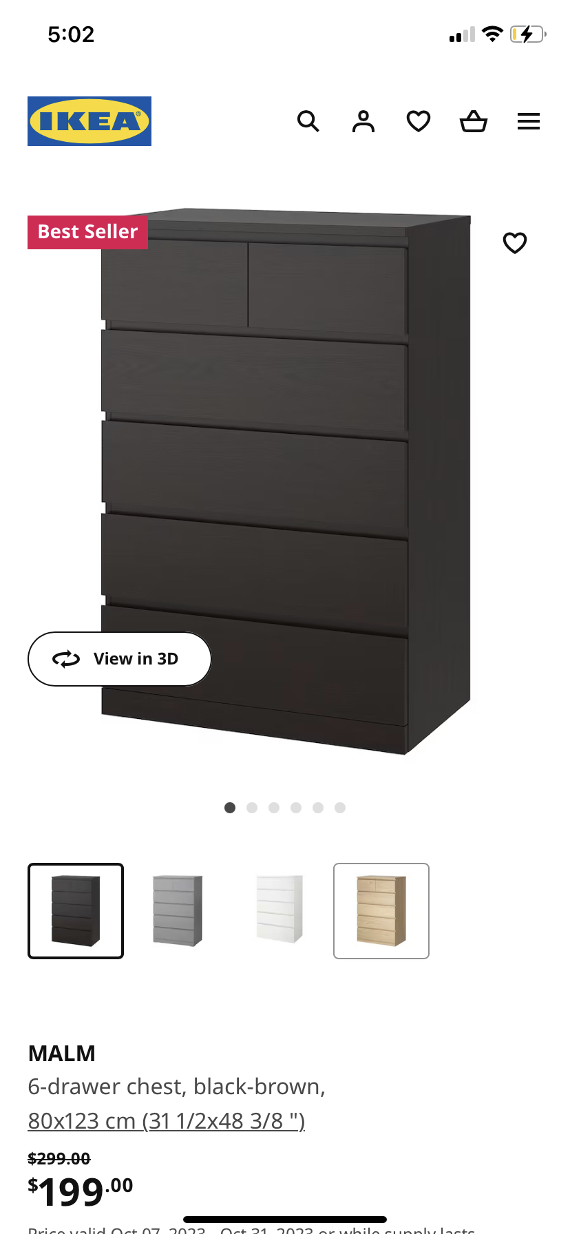 Ikea 6 Drawer Chest - photo 2