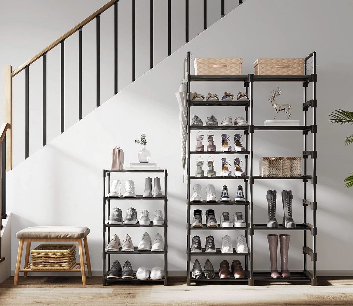 9 - tier shoe rack